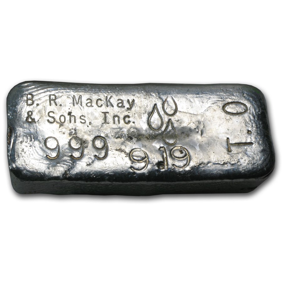 9.19 oz Silver Bar - B. R. MacKay & Sons