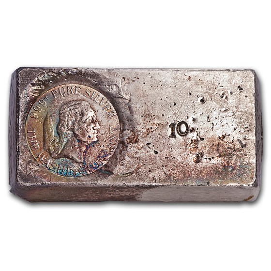 9.25 oz Silver Bar - The Washington Mint 9.25 oz Silver Bar - The Washington Mint
