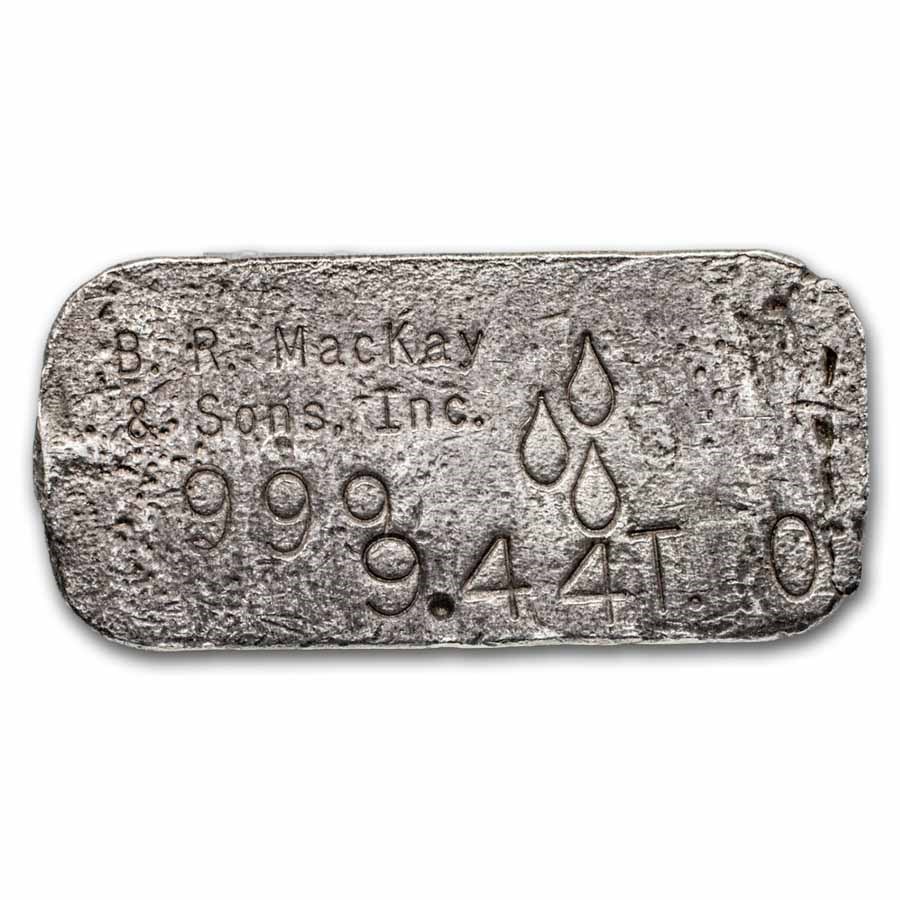 9.44 oz Silver Bar - B. R. MacKay & Sons