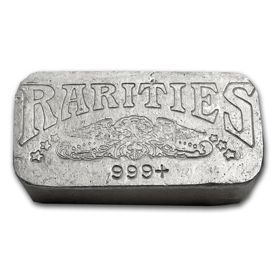 9.68 oz Silver Bar - Rarities Mint (Poured) 9.68 oz Silver Bar - Rarities Mint (Poured)