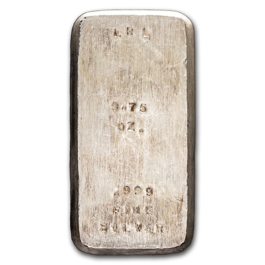 9.75 oz Silver Bar - Vintage LRL