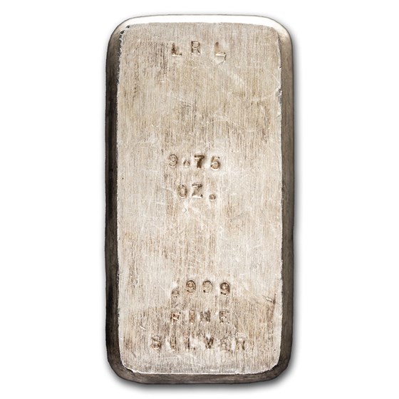 9.75 oz Silver Bar - Vintage LRL 9.75 oz Silver Bar - Vintage LRL