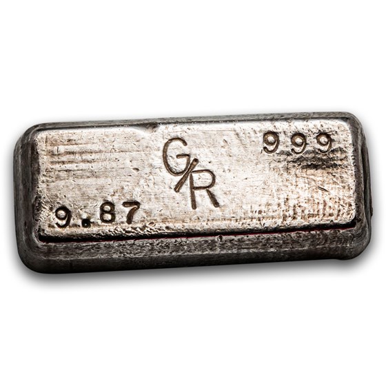 9.87 oz Silver Bar - Vintage G/R Bar