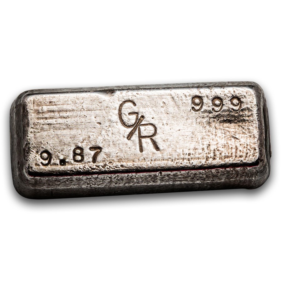 9.87 oz Silver Bar - Vintage G/R Bar
