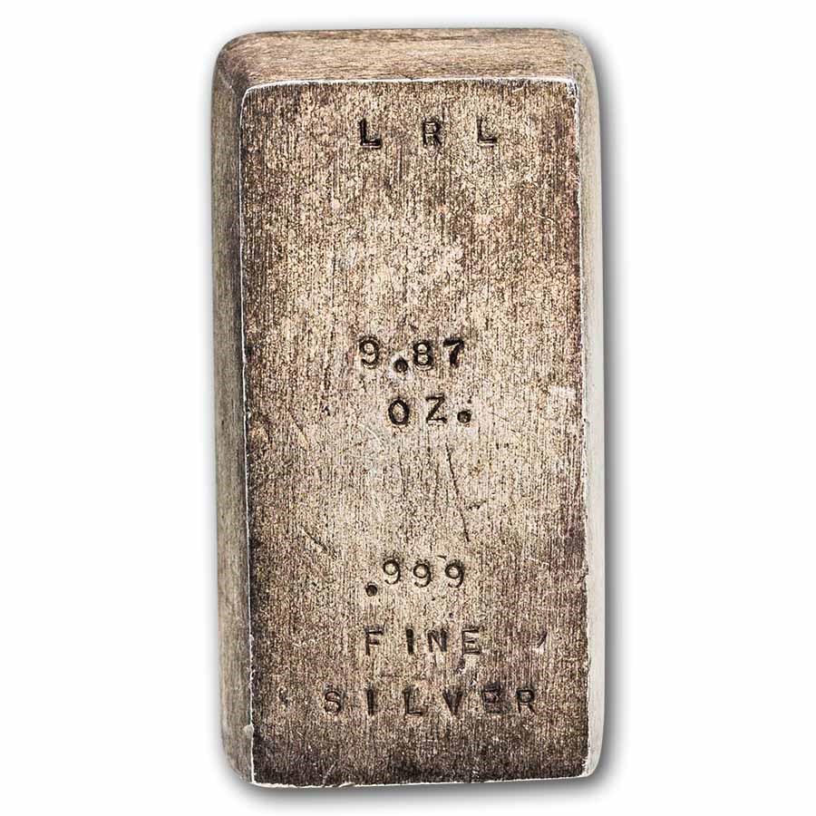 9.87 oz Silver Bar - Vintage LRL