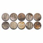 90% Silver $10 Face Value lot of Coins (Culls)