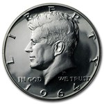 90% Silver 1964 Kennedy Half Dollar 20-Coin Roll Proof