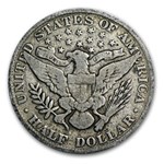 90% Silver Barber Halves $10 20-Coin Roll Good (1892-1900)