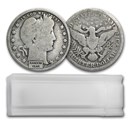 90% Silver Barber Quarters 40-Coin Roll (Almost Good)