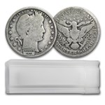 90% Silver Barber Quarters 40-Coin Roll (Almost Good)