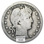 90% Silver Barber Quarters 40-Coin Roll Good/Better