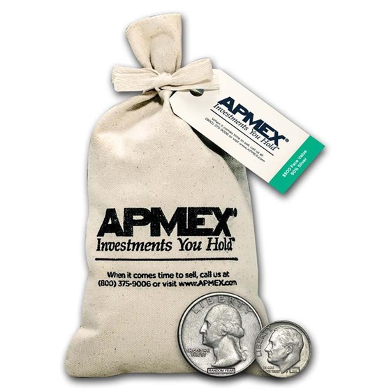 90% Silver Coins - $500 Face Value Bag