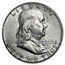 90% Silver Franklin Half-Dollars $500 Face Value Bag Avg Circ