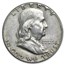 90% Silver Franklin Halves $10 20-Coin Roll Avg Circ