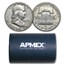 90% Silver Franklin Halves $10 20-Coin Roll Avg Circ