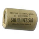 90% Silver Franklin Halves $10 20-Coin Roll BU (Bank Wrapped)