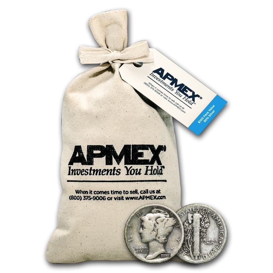 90 Silver Mercury Dime 100 Face Value Bag Silver Coin Apmex,Homemade Vanilla Cake