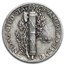 90% Silver Mercury Dime 50-Coin Roll XF