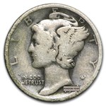 90% Silver Mercury Dime $50 Face Value Bag Avg Circ