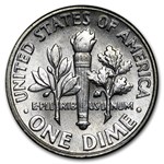 90% Silver Roosevelt Dimes $100 Face Value Bag BU