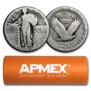 90% Silver Standing Liberty Quarters 40-Coin Roll (Dateless)