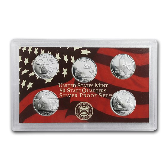 90% Silver Statehood/ATB Quarter Proof Sets (Random Years) 90% Silver Statehood/ATB Quarter Proof Sets (Random Years)