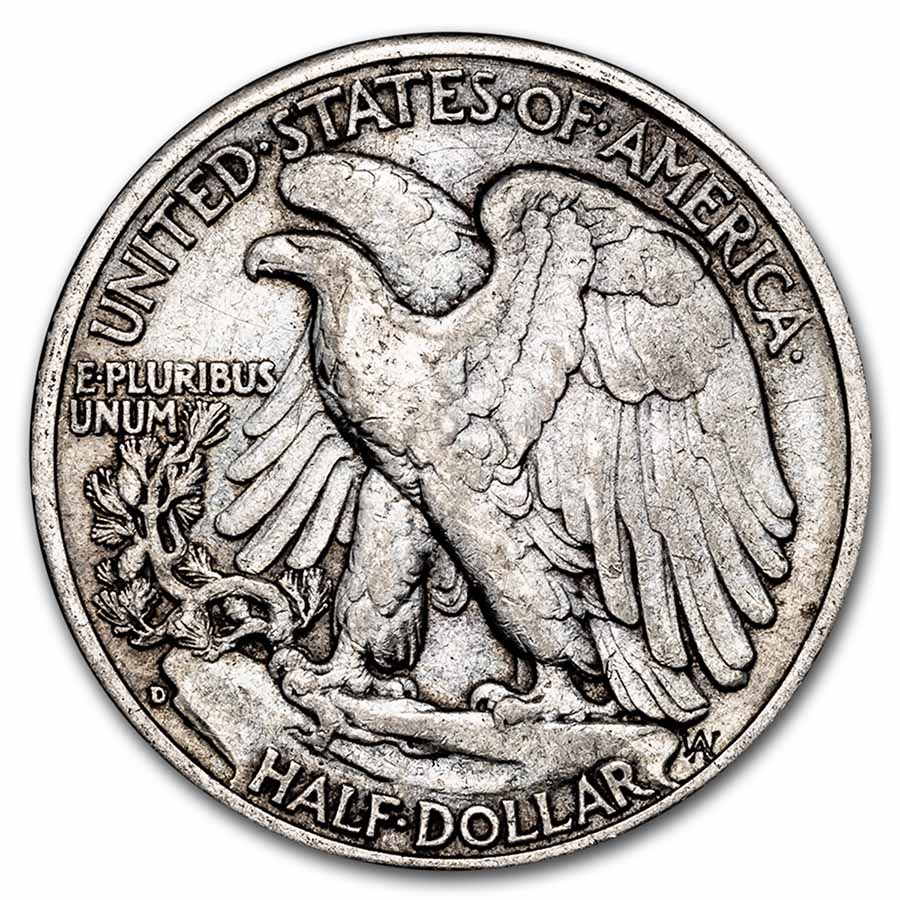 Buy 90% Silver Walking Liberty Halves $10 20-Coin Roll XF | APMEX