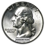 90% Silver Washington Quarters 40-Coin Roll BU