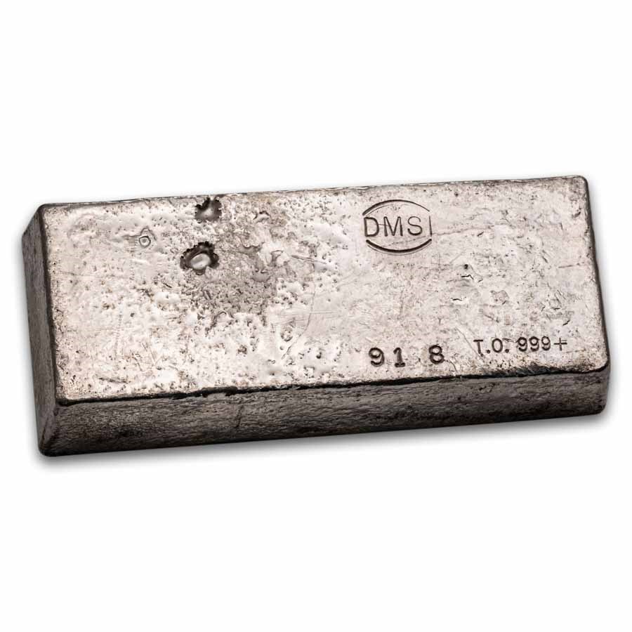 91.80 oz Silver Bar - Dallas Metals and Smelting Inc (DMSI)