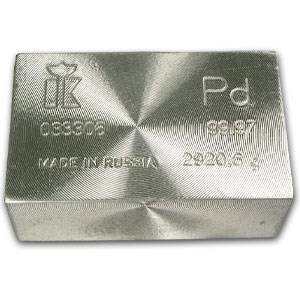 93.90 oz Russian Palladium Bar (State Refinery) 93.90 oz Russian Palladium Bar (State Refinery)