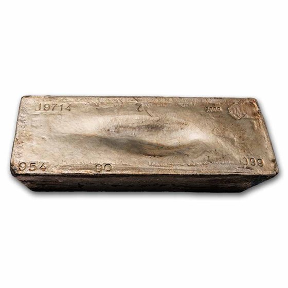 954 oz Silver Bar - Johnson Matthey