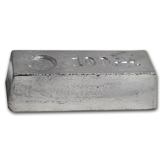 98.30 oz Silver Bar - The Washington Mint 98.30 oz Silver Bar - The Washington Mint
