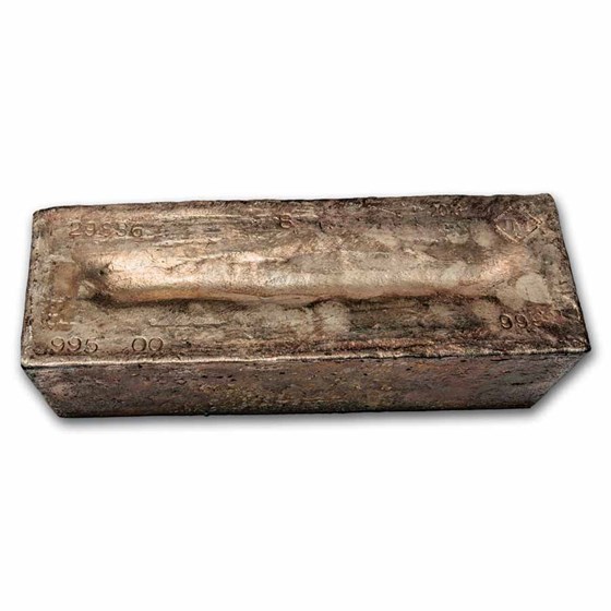 995.00 oz Silver Bar - Johnson Matthey