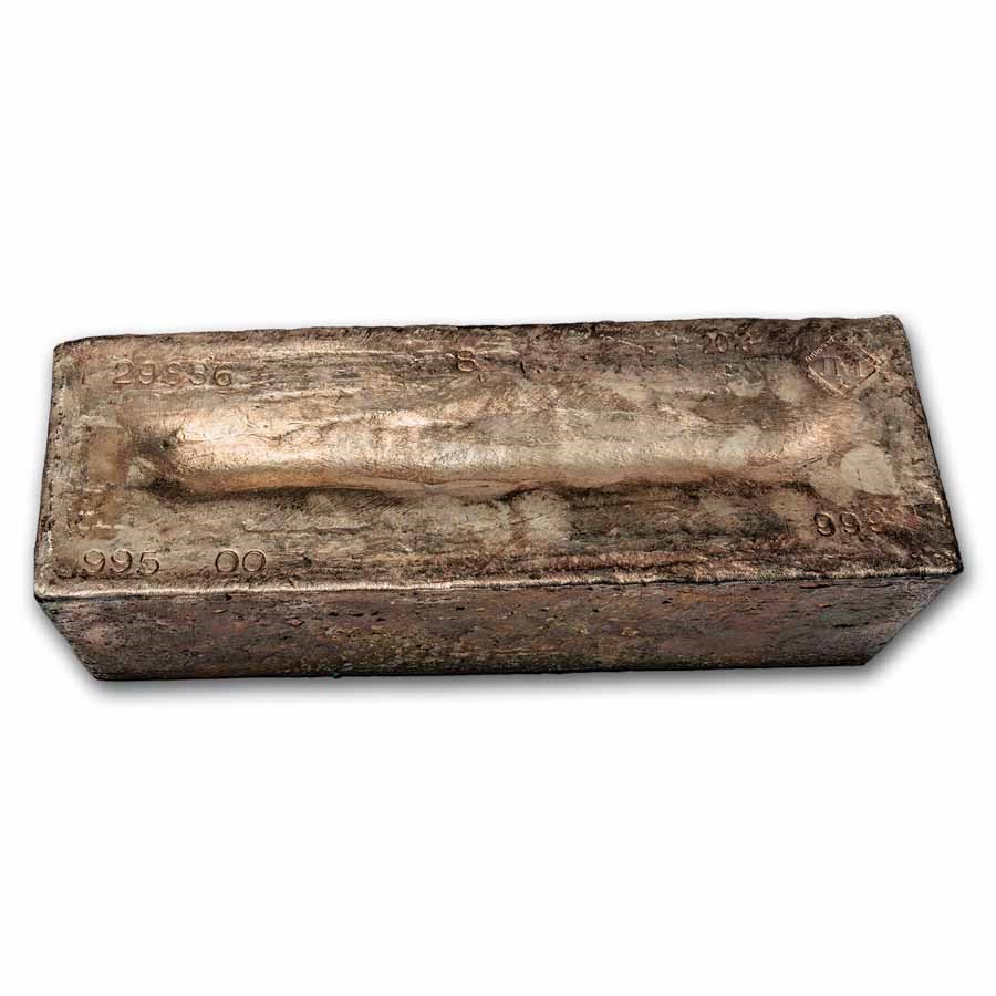995.00 oz Silver Bar - Johnson Matthey