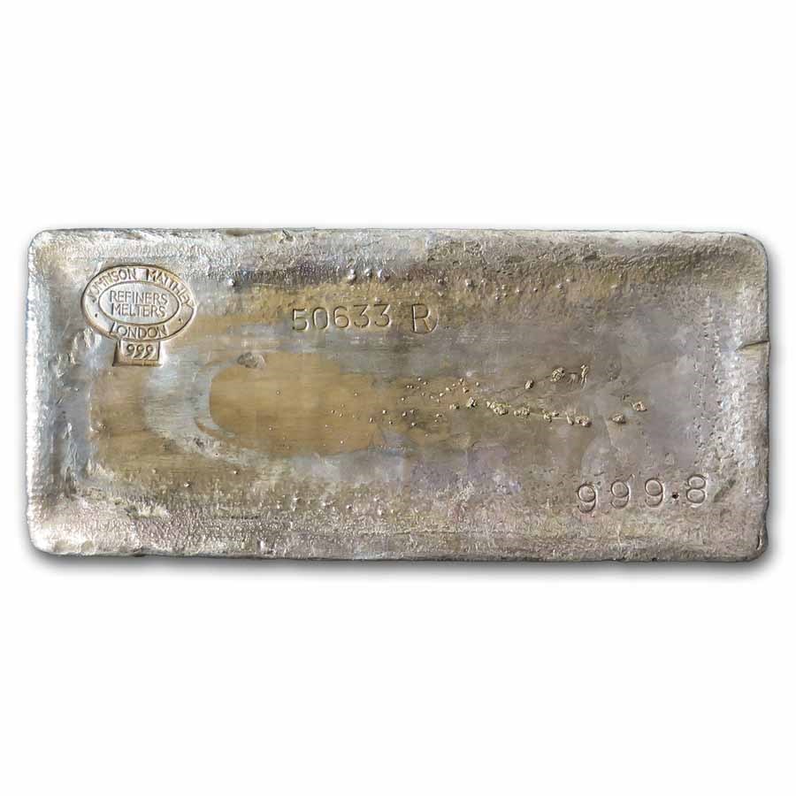998.80 oz Silver Bar - Johnson Matthey- London (#50633)