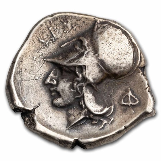 Acarnania Leucas AR Stater Pegasus (375-350 BC) AU Acarnania Leucas AR Stater Pegasus (375-350 BC) AU