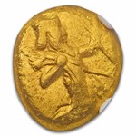 Achaemenid Empire Gold Daric (c. 5th Century BC) AU NGC 3/4