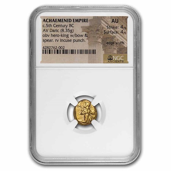 Achaemenid Empire Gold Daric (c. 5th Century BC) AU NGC Achaemenid Empire Gold Daric (c. 5th Century BC) AU NGC