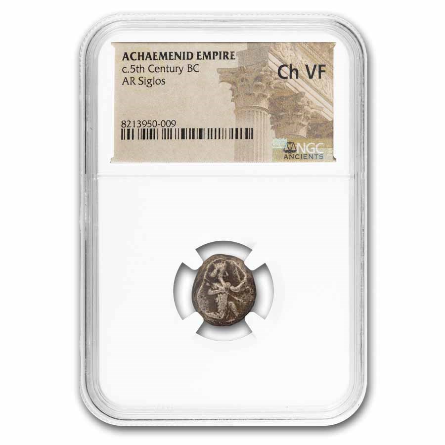 Achaemenid Persia AR Siglos (circa 5th century BC) Ch VF NGC