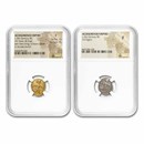 Achaemenid Persia Daric & Siglos Set (5th Century BC) Fine NGC