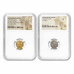 Achaemenid Persia Daric & Siglos Set (5th Century BC) Fine NGC
