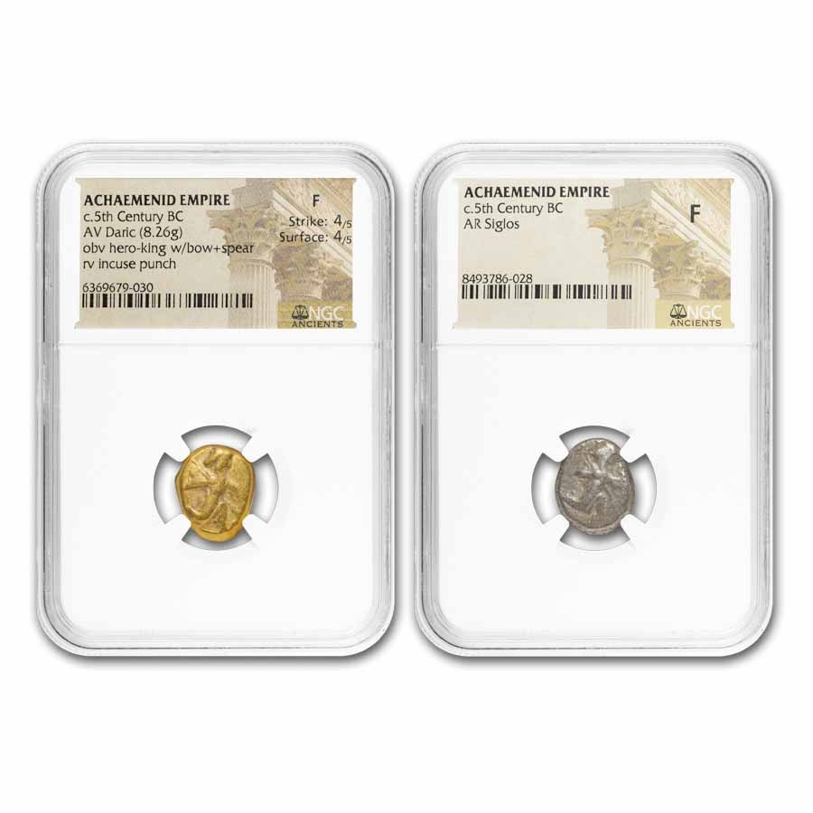 Buy 5th C, BC Achaemenid Persia Daric & Siglos Set Fine | APMEX