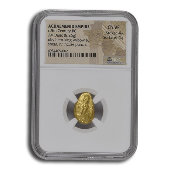 Achaemenid Persia Gold AV Daric (5th Century BC) CH VF NGC Achaemenid Persia Gold AV Daric (5th Century BC) CH VF NGC