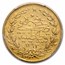 AH 1293//13 (1888) Turkey Gold 100 Kurush XF-45 PCGS