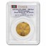 AH 1293//29 (1904) Turkey Gold 100 Kurush AU Details PCGS