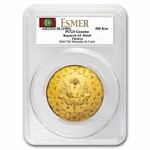 AH 1293//30 (1905) Turkey Gold 500 Kurush De Luxe AU Details PCGS