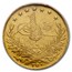 AH 1327/6 (1914) Turkey Gold 250 Kurush XF Details PCGS