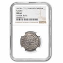 AH 301-331 Samanid Dynasty AR Dirham Nasr II MS-66 NGC AH 301-331 Samanid Dynasty AR Dirham Nasr II MS-66 NGC