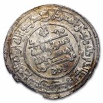 AH 350-365 Samanid Dynasty Silver Dirham NGC (Viking Silver)
