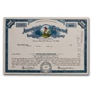 American General Insurance Co + Print of Vignette Stock